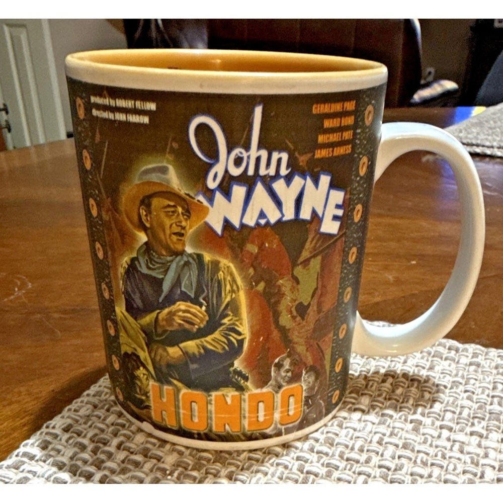 John Wayne Hondo Movie Mug "King of the Pecos" Movies Collectible